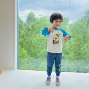 Dzianiny z długim rękawami z dzianiny bawełniane spodnie